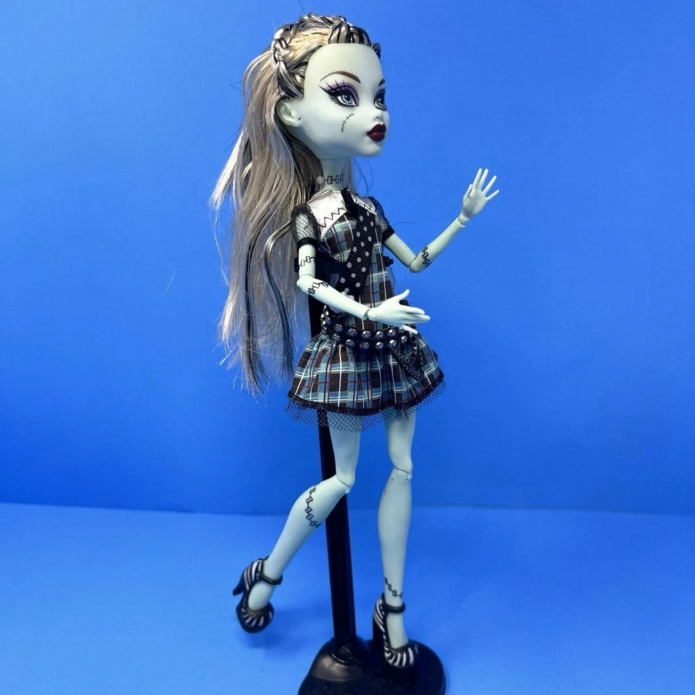 Monster High Frankie Stein 2008 First Wave‎ Gold Elastics Original Ghouls Rare